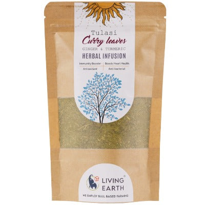 Curry Leaves and Tulsi Herbal Tea Infusion, 55gm